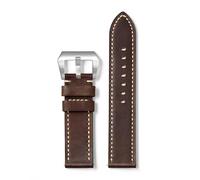 Tyogeephy 20mm, 22mm, 24mm, 26mm Genuine Leather Watch Strap for Panerai PAM111 PAM441 PAM312 - Crazy Horse Leather, Durable & Comfortable for Men and Women