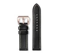 Tyogeephy 20mm, 22mm, 24mm, 26mm Genuine Leather Watch Strap for Panerai PAM111 PAM441 PAM312 - Crazy Horse Leather, Durable & Comfortable for Men and Women