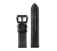 Tyogeephy 20mm, 22mm, 24mm, 26mm Genuine Leather Watch Strap for Panerai PAM111 PAM441 PAM312 - Crazy Horse Leather, Durable & Comfortable for Men and Women