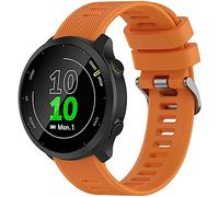 Tyogeephy Band Compatible with Garmin Forerunner 55 20mm Soft Silicone Replacement Watch Band Strap Wristband for Forerunner 158/645/venu Sq/Watch Active 2/Galaxy watch 42MM