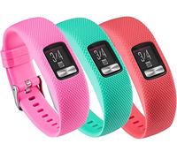 Tyogeephy Band for Garmin Vivofit 4, Soft Silicone Replacement Watch Band Strap for Garmin Vivofit 4 Activity Tracker, Small, Large