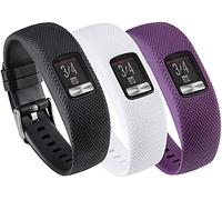 Tyogeephy Band for Garmin Vivofit 4, Soft Silicone Replacement Watch Band Strap for Garmin Vivofit 4 Activity Tracker, Small, Large