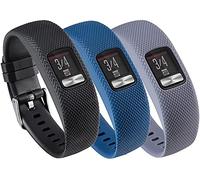 Tyogeephy Band for Garmin Vivofit 4, Soft Silicone Replacement Watch Band Strap for Garmin Vivofit 4 Activity Tracker, Small, Large