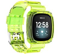 Tyogeephy Bands Compatible with Fitbit Versa 3/Fitbit Sense Bands, Soft Replacement Wristband for Fitbit Sense/Versa 3 Bands Women, Flexible Waterproof Sport Watch Strap for Women Men