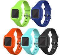 Tyogeephy Bands Compatible with Garmin Vivofit jr 3 Band Replacement Silicone Wristband Water Resistant Straps for Garmin vivofit jr. 3 Fitness Tracker for Kids