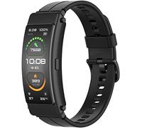 Tyogeephy Bands Compatible with Huawei TalkBand B6/B7/B3 Watch, Replacement Silicone Wristband Adjustable Accessory Bands Strap for TalkBand B6/ B3/B7 (One Size, Black)