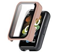 Tyogeephy Case Compatible with Huawei Band 7/Band 6, Honor Band 7/Band 6 Screen Protector Soft TPU Scratch Resistant Full Cover for Huawei Band 7 Smartwatch Accessories