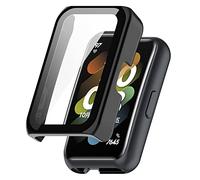 Tyogeephy Case Compatible with Huawei Band 7/Band 6, Honor Band 7/Band 6 Screen Protector Soft TPU Scratch Resistant Full Cover for Huawei Band 7 Smartwatch Accessories