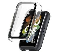 Tyogeephy Case Compatible with Huawei Band 7/Band 6, Honor Band 7/Band 6 Screen Protector Soft TPU Scratch Resistant Full Cover for Huawei Band 7 Smartwatch Accessories