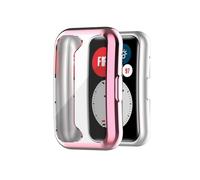 Tyogeephy Cases Compatible with Huawei WATCH FIT Special Edition/Watch Fit New Case, Screen Protector Film TPU Plated Protective Case Cover Armor Shell for Huawei watch fit new Smartwatch