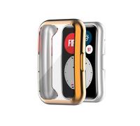 Tyogeephy Cases Compatible with Huawei WATCH FIT Special Edition/Watch Fit New Case, Screen Protector Film TPU Plated Protective Case Cover Armor Shell for Huawei watch fit new Smartwatch