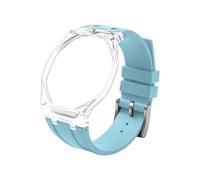 Tyogeephy Clear Plastic Case with Silicone Strap for AP x Swatch Royal Pop Pocket Watch - Wristwatch Conversion Kit