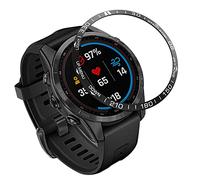 Tyogeephy Compatiable with Fenix 7s Watch Bezel, Stainless Steel Polished Adhesive Cover Anti-Scratch Protector Cover Ring for Garmin Fenix 7s Sapphire