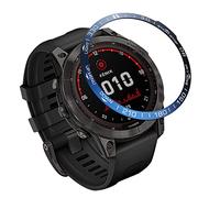 Tyogeephy Compatiable with Fenix 7X/Fenix 7X Pro Watch Bezel, Stainless Steel Polished Adhesive Cover Anti-Scratch Protector Cover Ring for Garmin Fenix 7X Pro/Sapphire