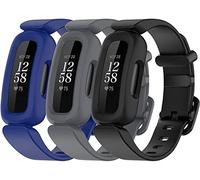 Tyogeephy Compatible with Fitbit Ace 3 Bands Kids Replacement Silicone Colorful Rubber Adjustable Sport Bands Accessories for Ace 3 Activity Tracker for Kids 6+