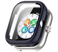 Tyogeephy Compatible with Honor choice haylou watch Full Coverage PC Protective Case Cover Tempered Glass Screen Protector