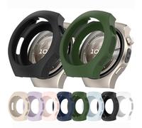 Tyogeephy Compatible with Huawei Watch 5 46MM Silicone Protective Case Cover, Full Coverage TPU Protective Case Cover Shell