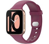 Tyogeephy Compatible with Oppo Watch 46mm Watch Band Strap Women/Man Replacement Silicone Wristbands Strap/Bands Color Watch Accessories with Metal Button for Oppo Watch