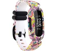 Tyogeephy Compatible with Silicone printing Sport Watch Strap Adjustable Replacement Strap Fitbit Ace 3 for Kids Smart Watch