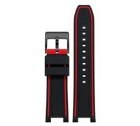 Tyogeephy Compatible with Straps Casio 5633 EFS-560 EFS-560HR-1A Edifice Series for Women Men, 26mm Soft Silicone Replacement Strap Wristband Watchband Accessories