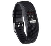 Tyogeephy Compatible with Vivofit 4 Bands, Silicone Replacement Band for Vivofit 4, with Secure Metal Watch Clasp Buckle Wristband Strap Women Men Large Small