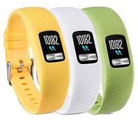 Tyogeephy Compatible with Vivofit 4 Bands, Silicone Replacement Band for Vivofit 4, with Secure Metal Watch Clasp Buckle Wristband Strap Women Men Large Small