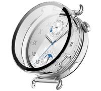 Tyogeephy Coverage Case with Screen Protector Compatible with Huawei Watch GT6 41mm, Disscool PC and Real Glass Protective Case Cover
