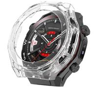 Tyogeephy Coverage Case with Screen Protector Compatible with Huawei Watch Ultimate 2, Disscool PC and Real Glass Protective Case Cover Compatible with Ultimate 2