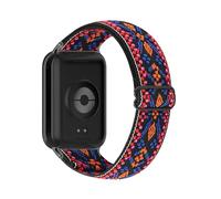 Tyogeephy Elastic Adjustable Watch Straps Compatible with Redmi Watch 4 / Xiaomi Band 8 Pro Straps, Stretchy Nylon Loop Replacement Sport Wristband for Women Men