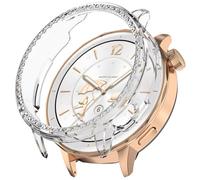 Tyogeephy Full Coverage Protective Case with Tempered Glass Screen Protector for OPPO Watch X3 Mini / X2 Mini & OnePlus Watch 4 / Watch 3 (43mm) - Shockproof, Precise Cutouts, Ultra-Thin TPU Design