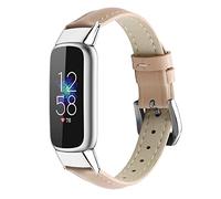 Tyogeephy Leather Strap Compatible with Fitbit Luxe Strap, Classic Replacement Leather Straps Compatible with Fitbit Luxe Strap