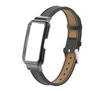 Tyogeephy Leather Strap for Huawei Band 8/ Band 7 Replacement Straps Leather Wristband Band for Man Women, Smart Watch Accessories