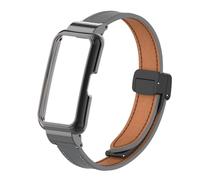 Tyogeephy Leather Strap for Huawei Band 8/ Band 7 Replacement Straps Leather Wristband Band for Man Women, Smart Watch Accessories