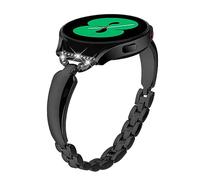 Tyogeephy Metal Strap Compatible with Galaxy Watch 6/Watch 5 pro/Watch 4/Active 2/watch 42mm Strap, Adjustable Stainless Steel Wristbands for Huawei watch GT3 42mm/GT2 42mm Strap, Women Men