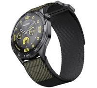 Tyogeephy Nylon Velcro Strap for Garmin Fenix 6/7/8, Epix 2 Pro & Forerunner 955/965 - 20/22mm QuickFit, Breathable & Adjustable Sport Band