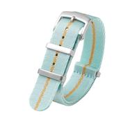 Tyogeephy Nylon Watch Strap for Omega MoonSwatch & Seiko - Compatible with 18mm-24mm Lug Widths - Quick Release, Durable Sport Band for Men