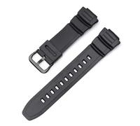 Tyogeephy Replacement Wrist Bands Compatible with Casio MCW-100/MCW-110H/W-S220/HDD-S100/HDD-S100/WV-200/AE-2000, Adjustable Soft Silicone Wrist Strap with Soft And Durable for Men and Women