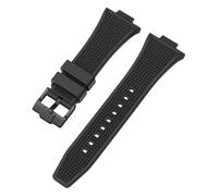 Tyogeephy Replacement Wrist Bands Compatible with Tissot PRX Powermatic 12mm, Adjustable Soft Silicone Wrist Strap for PRX 12mm for Men and Women