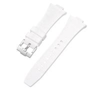 Tyogeephy Replacement Wrist Bands Compatible with Tissot PRX Powermatic 12mm, Adjustable Soft Silicone Wrist Strap for PRX 12mm for Men and Women