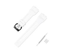 Tyogeephy Resin Watch Strap for Casio GBA-800 GBD-800 GMA-B800 GMD-B800 | Replacement watch band, soft resin, stainless steel buckle, made to size, water resistant, ideal for sports and daily wear
