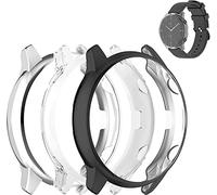 Tyogeephy Screen Protector Case Compatible with Amazfit GTR 2 & Amazfit GTR 2e Watch TPU Slim Case Cover [Plating Metal Color Frame] [3D Full Coverage] Shell Protective for Amazfit GTR 2 Watch