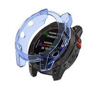 Tyogeephy Screen Protector Cases Compatible with Garmin Fenix 7X Soft TPU Case Smartwatch Accessories Covers Scratched Resistant Full Protective Cover for Garmin Fenix 7X