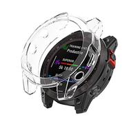 Tyogeephy Screen Protector Cases Compatible with Garmin Fenix 7X Soft TPU Case Smartwatch Accessories Covers Scratched Resistant Full Protective Cover for Garmin Fenix 7X