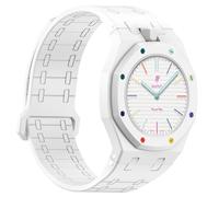 Tyogeephy Silicone Case Strap for Swatch x Audemars Piguet Royal Pop - Wrist Conversion Kit, Compatible with All 8 Models (12 & 3 O’Clock Crown)