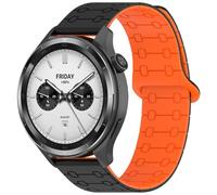 Tyogeephy Silicone Magnetic Straps for Amazfit T-REX 3 Pro/Xiaomi Watch S4 for Women Men, Adjustable Sport Strap Soft Replacement Wristbands