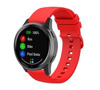 Tyogeephy Silicone Watch Bands for Garmin Vivoactive 4S / Venu 2S / Vivomove 3S, Soft Sport 18mm Quick Release Waterproof Replacement Wristband Strap for Fossil Women's Gen 6 / Gen 5E