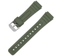Tyogeephy Soft Rubber Watch Strap for CASIO F91W W-800H 18mm for W800H SGW400 F91W F84 F105/108 A158/168 AE1200/1300 Men's Wrist Bracelets