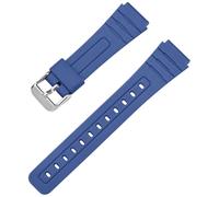 Tyogeephy Soft Rubber Watch Strap for CASIO F91W W-800H 18mm for W800H SGW400 F91W F84 F105/108 A158/168 AE1200/1300 Men's Wrist Bracelets