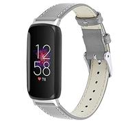 Tyogeephy Strap Compatible with Fitbit inspire 3 Strap Leather, Genuine Leather Replacement bands Compatible with Fitbit inspire 3, Women Man