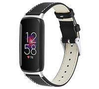 Tyogeephy Strap Compatible with Fitbit inspire 3 Strap Leather, Genuine Leather Replacement bands Compatible with Fitbit inspire 3, Women Man